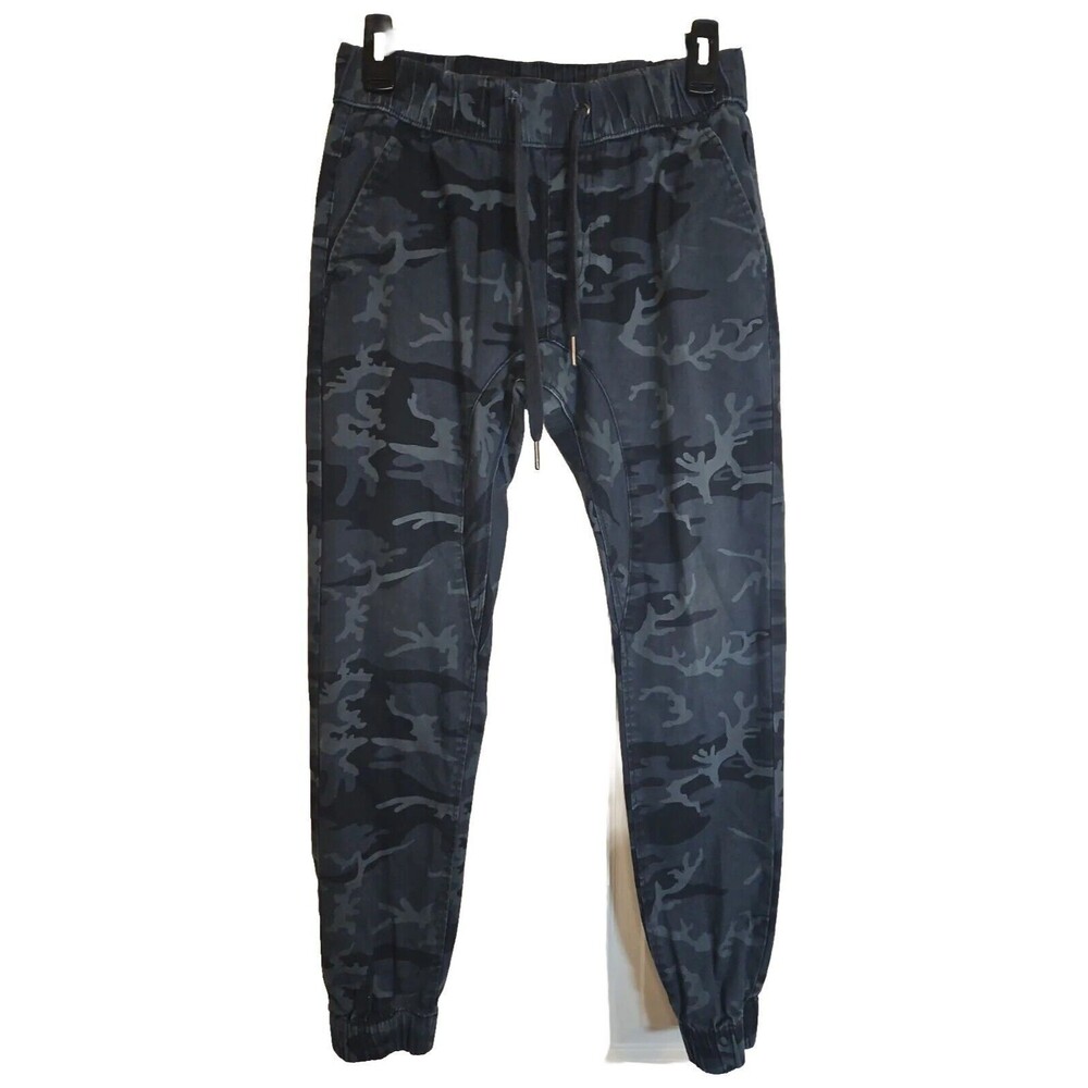 Ring Of Fire Clayton Camo Stretch Jogger Pants Cuffed Mens Size S Small Waist 28
